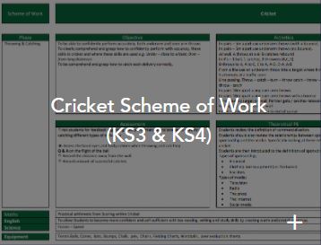 Cricket scheme of work